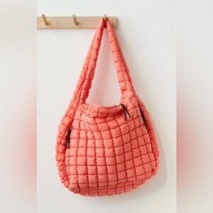FP Movement Quilted Carryall Bag In Coral